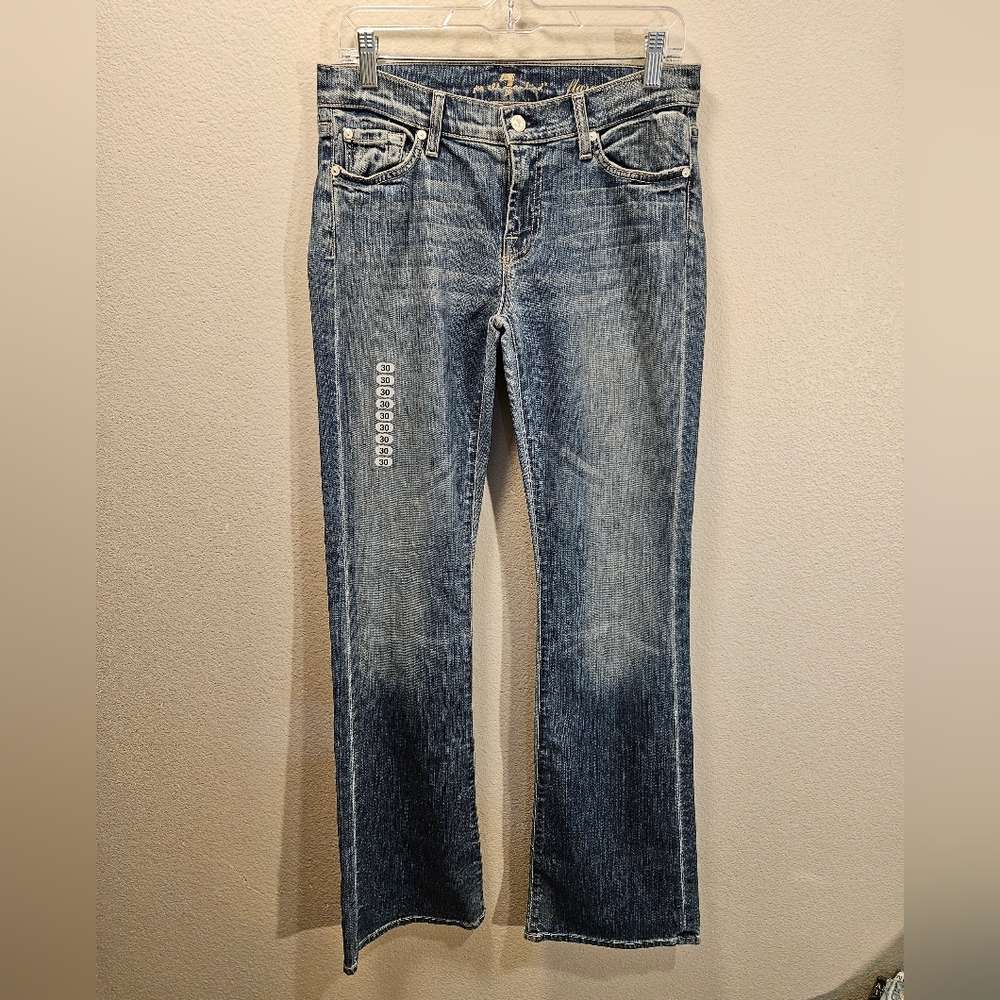 7 For All Mankind Flare Jeans Women Size 30 New